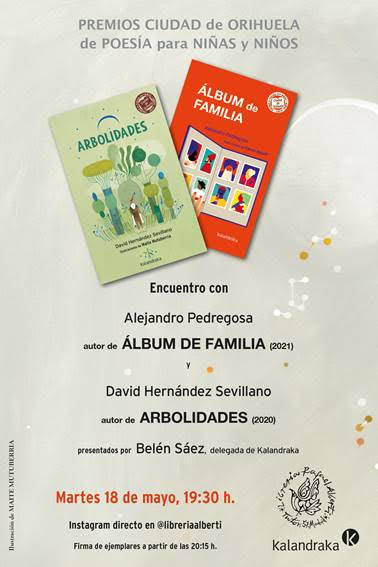 Alejandro Pedregosa y David Hernández Sevillano, autores de ‘Álbum de familia’ y ‘Arbolarides’, mañana en la librería Alberti