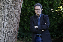 German Author Ralf Rothmann poeses for a portrait in Berlin, Germany. Photo by Franka Bruns