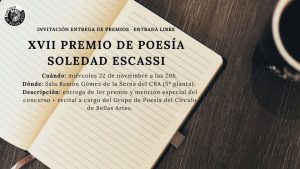 Premio de Poesía Soledad Escassi