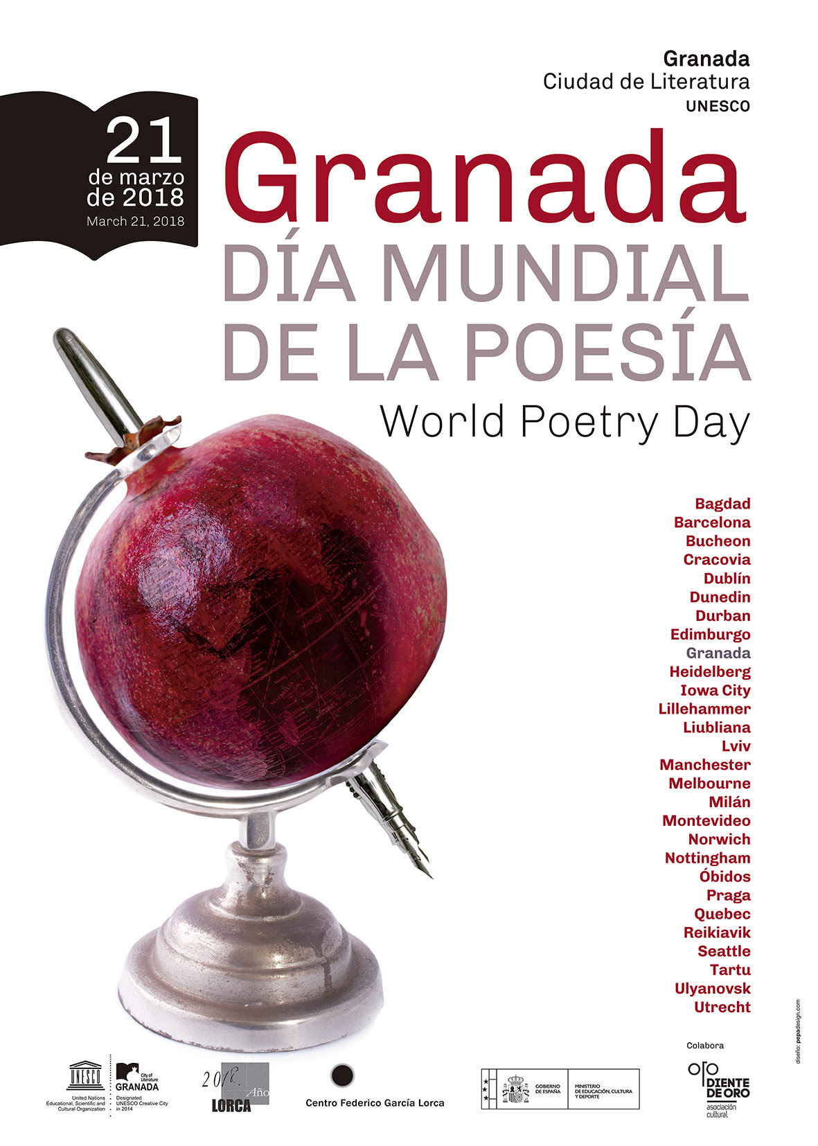 Día Mundial de la Poesía Granada 2018