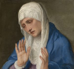 Obra la Dolorosa del pintor Tiziano