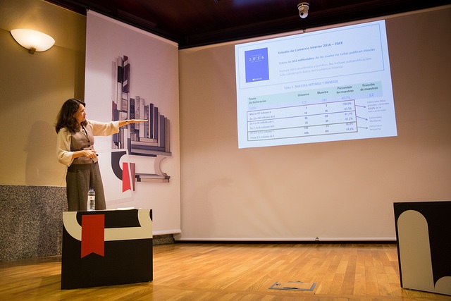 CLE 2017 Intervencion de Arantxa Mellado sobre analisis del sector. Foto Javier Broto