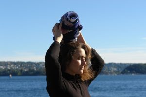 Elena Aitzkoa, Headscarfs close to the ground. Perf…rigo Ghattas