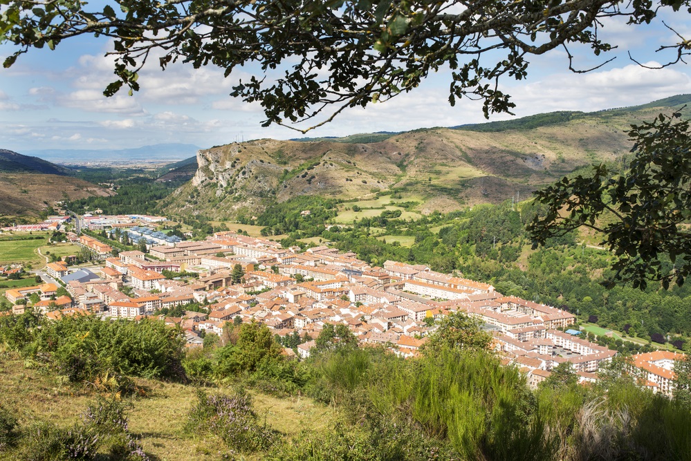 Views of Ezcaray village, La Rioja, Spain.