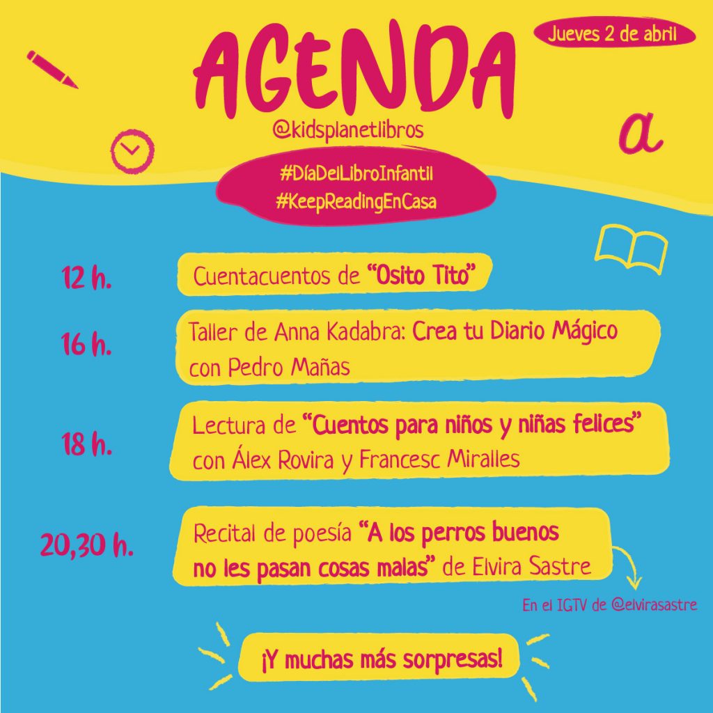 Agenda Día del Libro Infantil