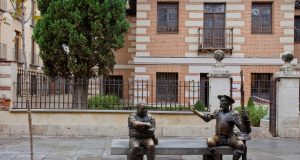 Fachada de la Casa Natal de Cervantes en Alcalá de Henares