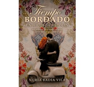 Tiempo bordado con hilos de espolín